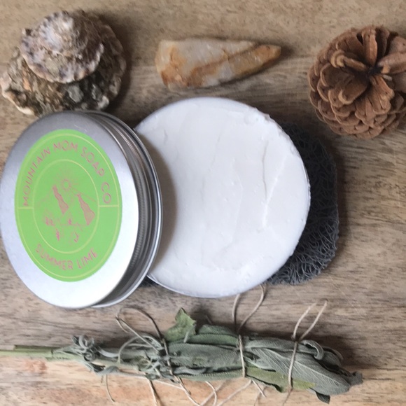 4 oz SUMMER LIME body butter/ Mountain Mom Soap Co - Picture 3 of 9
